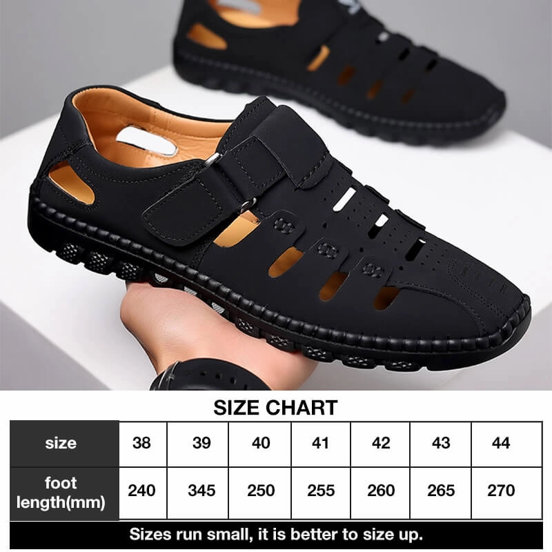 Jimmy Choo Sandals Last Day Sale 50%-Stylish Leather Hollow Sandals