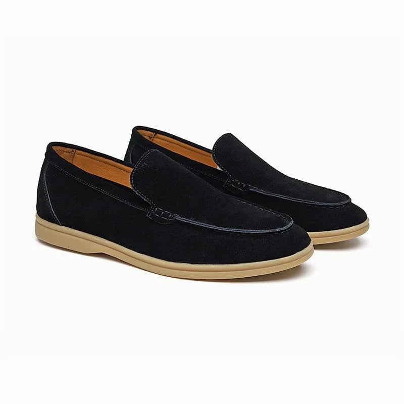 Bronson Rugged Casual Oxford Shoe Suede Slip On Loafers
