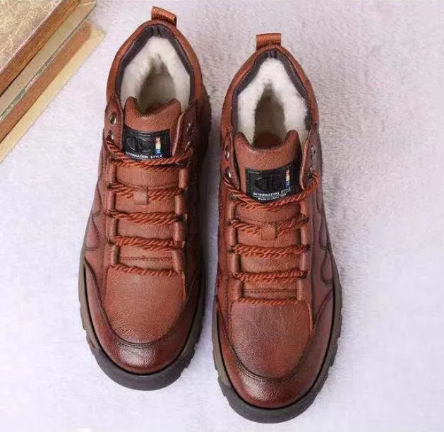 Leather Men Casual Shoes Rock And Candy Sneakers
