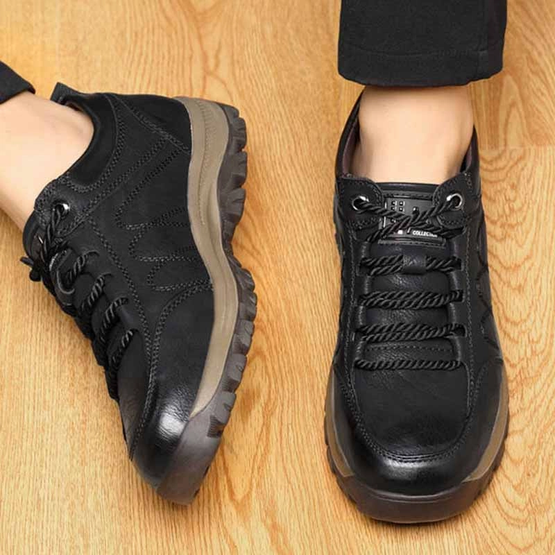 Leather Casual Men Shoes Fashion Sneaker Casual Shoes