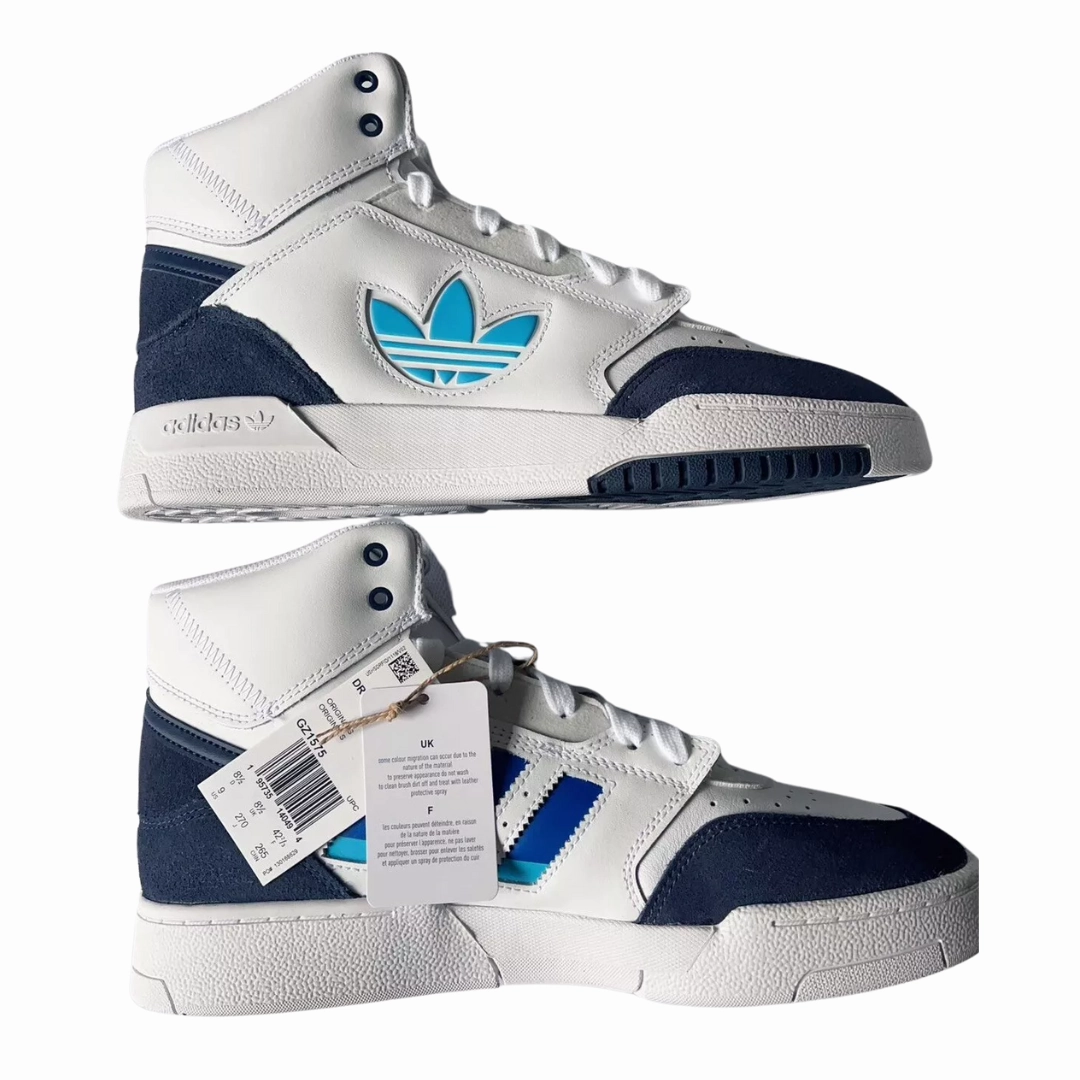 Adidas Top 10 Shoes Adidas - Men's Drop Step XL 'White Sky Rush' - Footwear White / Sky Rush