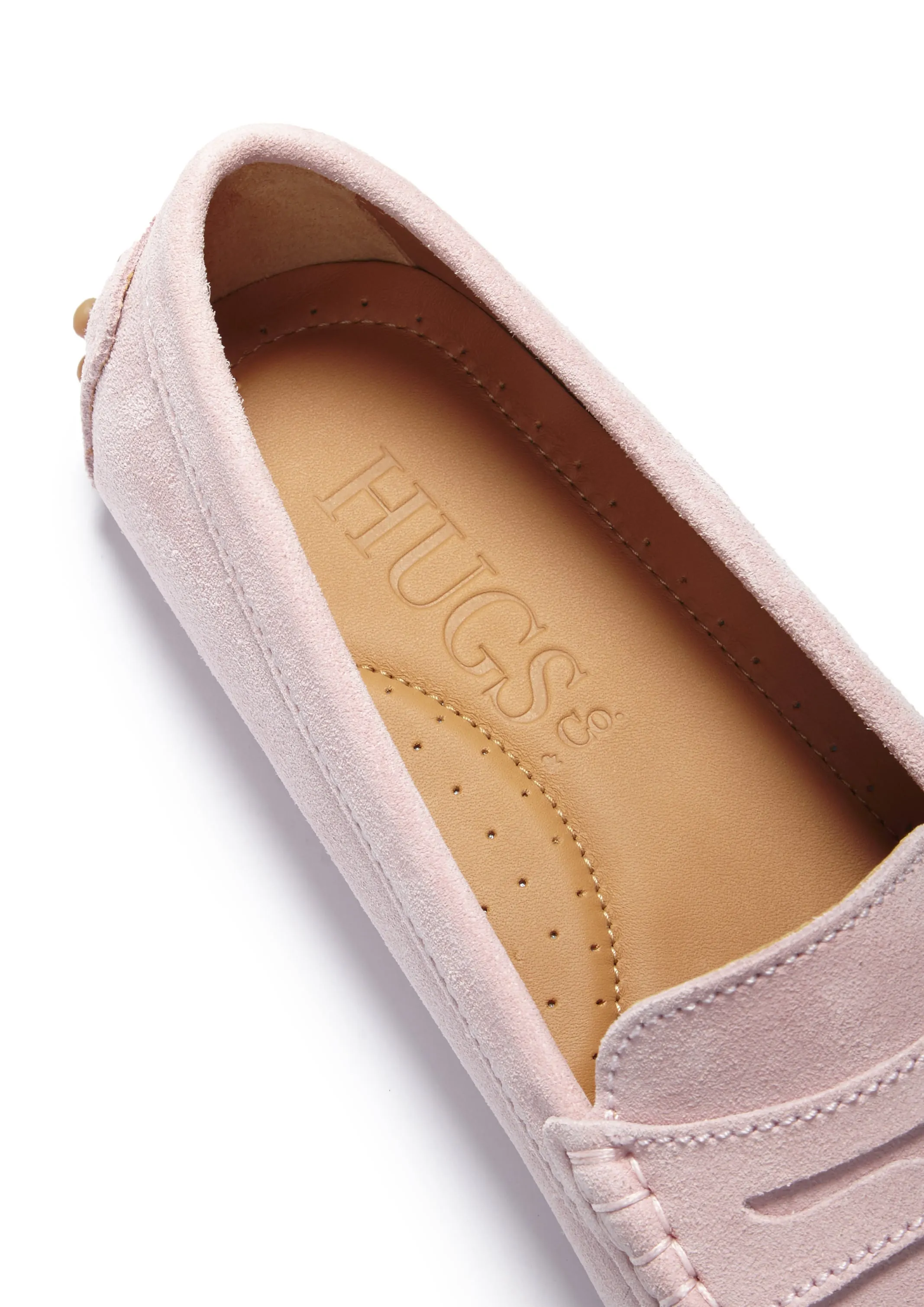 Franco Sarto Loafers Women's Penny Driving Loafers, ice pink suede