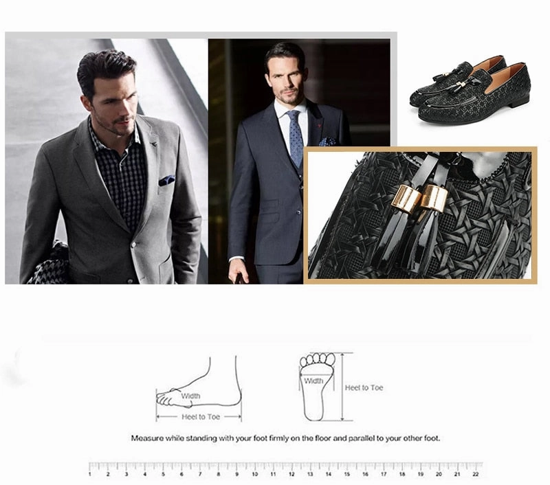 Naturalizer Darry Lug Sole Loafers Braid Leather Casual Shoes Men Loafers Italian Shoes