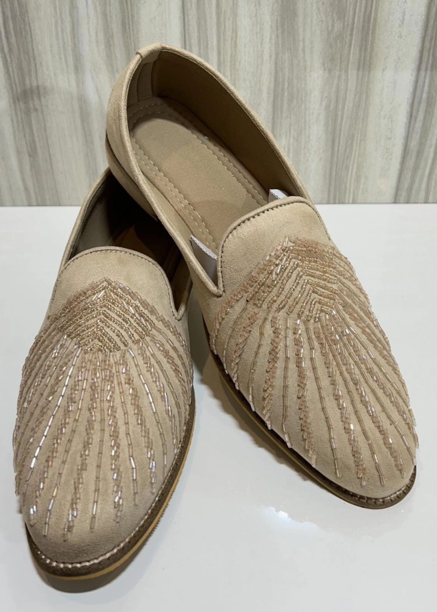LIGHT GOLDEN SUEDE CUTDANA SHOES FOR MEN Loafers Bloomingdales