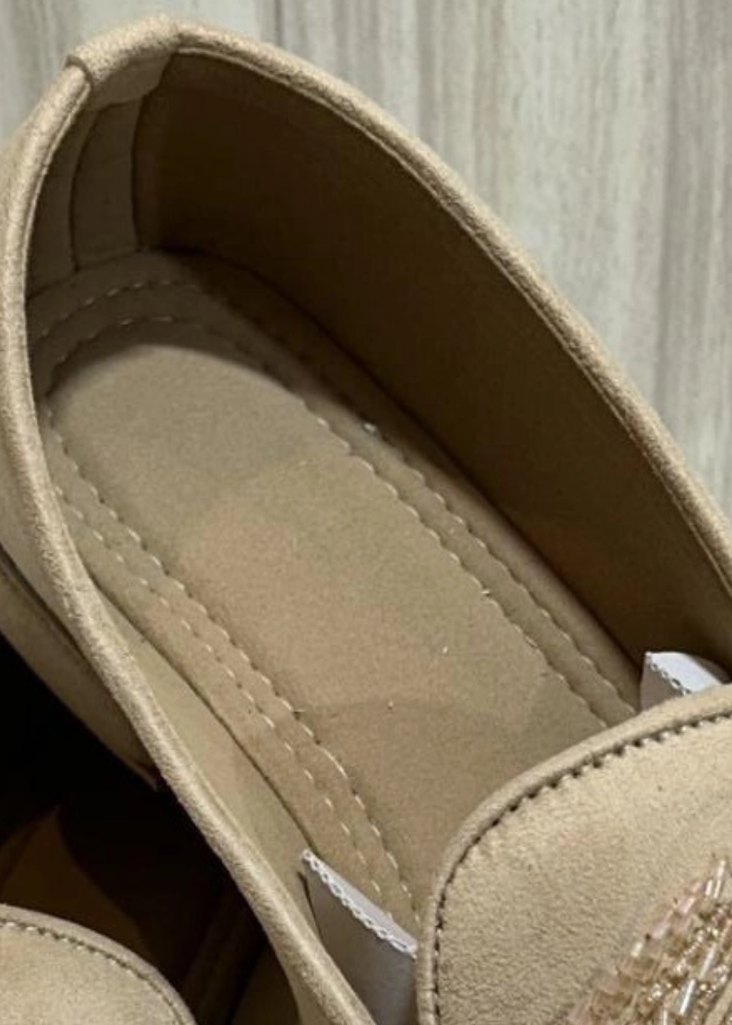 LIGHT GOLDEN SUEDE CUTDANA SHOES FOR MEN Do Loafers Stretch