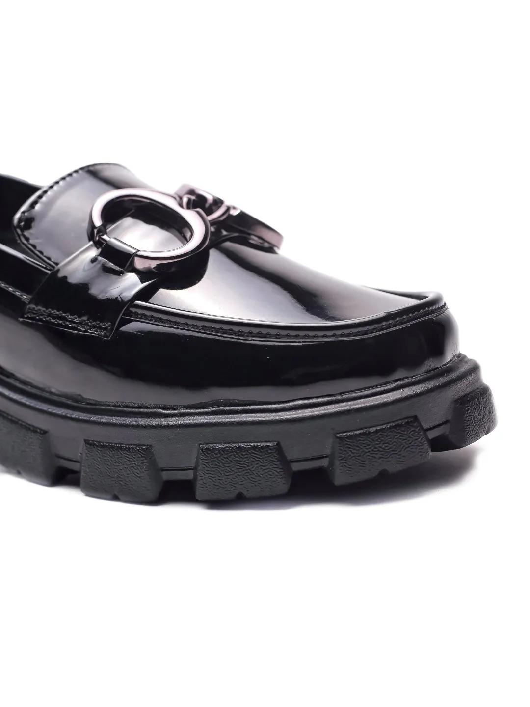 Slip On Loafers Shoes Brauch Black Patent Embellished Loafer Shoe