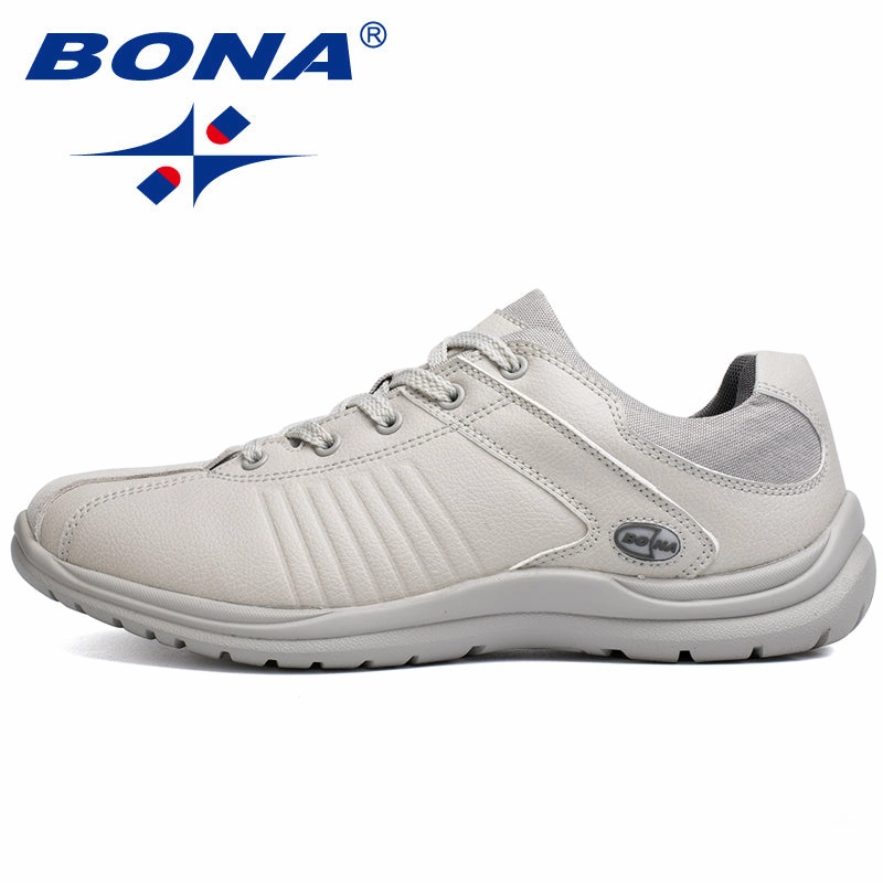 Bona New Style Men Casual Shoes Lace Up Hand Made Microfiber Men Shoes Comfortable Flat Shoes Men So Best Athletic Shoes For Flat Feet And Overpronation