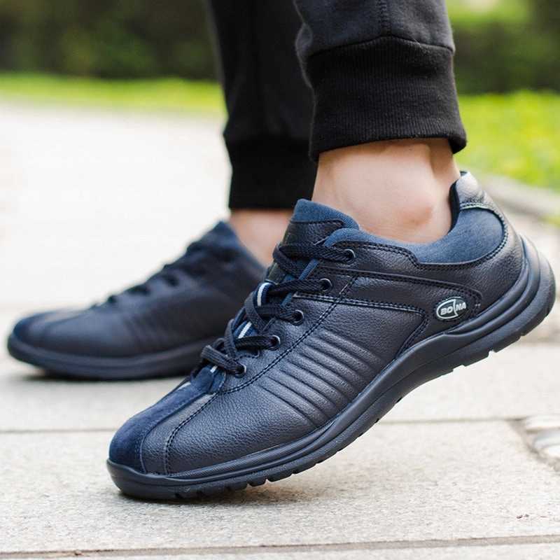 Best Walking Tennis Shoes Flat Feet Bona New Style Men Casual Shoes Lace Up Hand Made Microfiber Men Shoes Comfortable Flat Shoes Men So