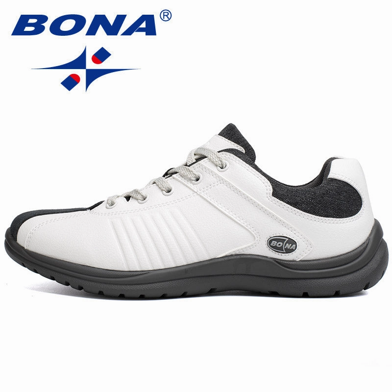 Bona New Style Men Casual Shoes Lace Up Hand Made Microfiber Men Shoes Comfortable Flat Shoes Men So Shoes Size 10 Flats