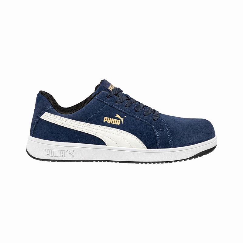 Sg Puma Shoes Puma Iconic Composite Safety Shoe (Blue/White)