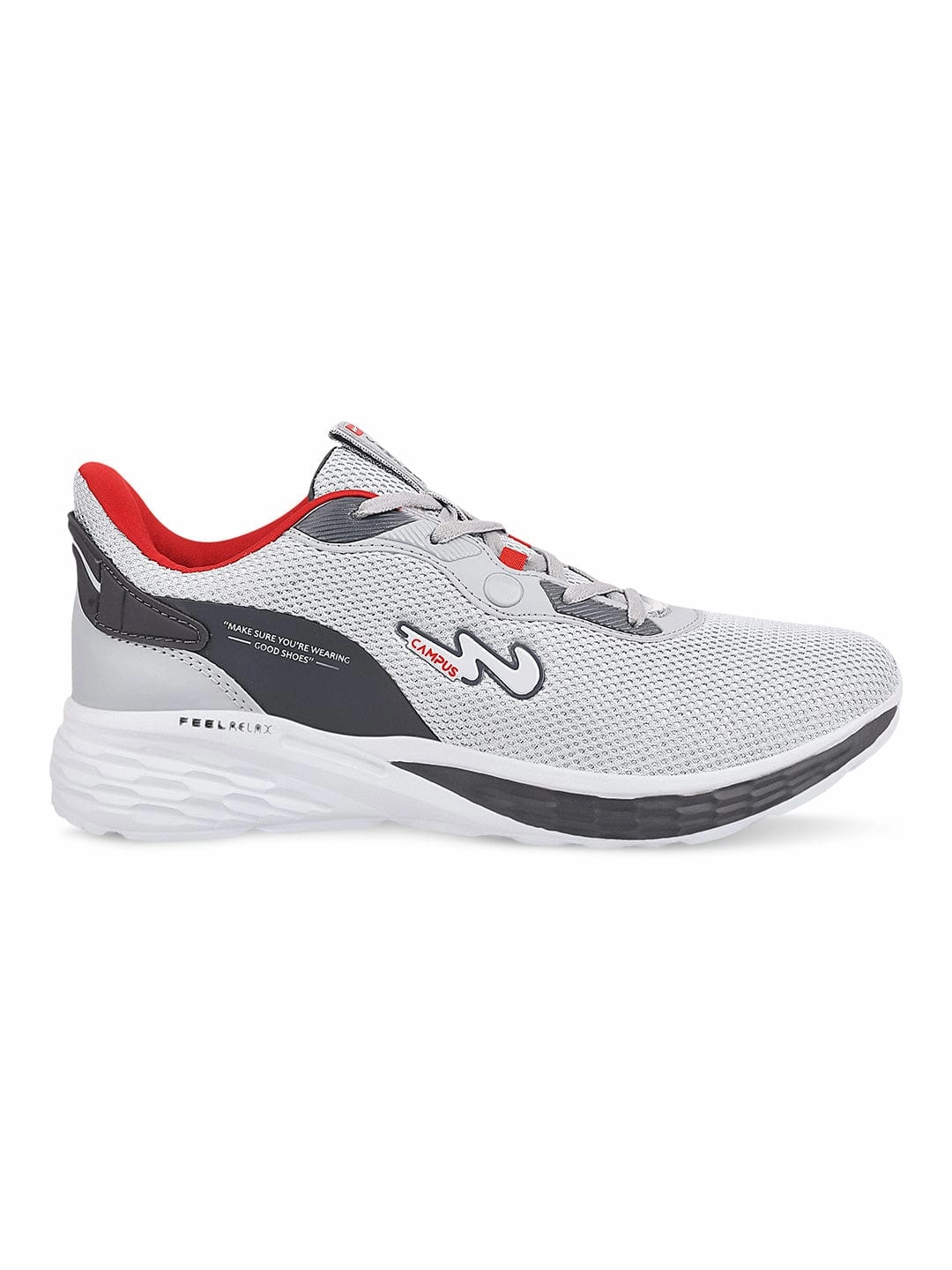 Carbon Plate Running Shoe CAMP SMART Grey Men's Running Shoes