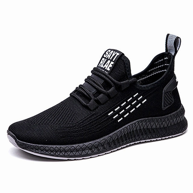 Fashion Sneakers Men Vulcanized Shoes Air Mesh Mens Trainers Lightweight Casual Shoes Men Black Footware Tenis Masculino Wide Width Casual Country Bar Shoes