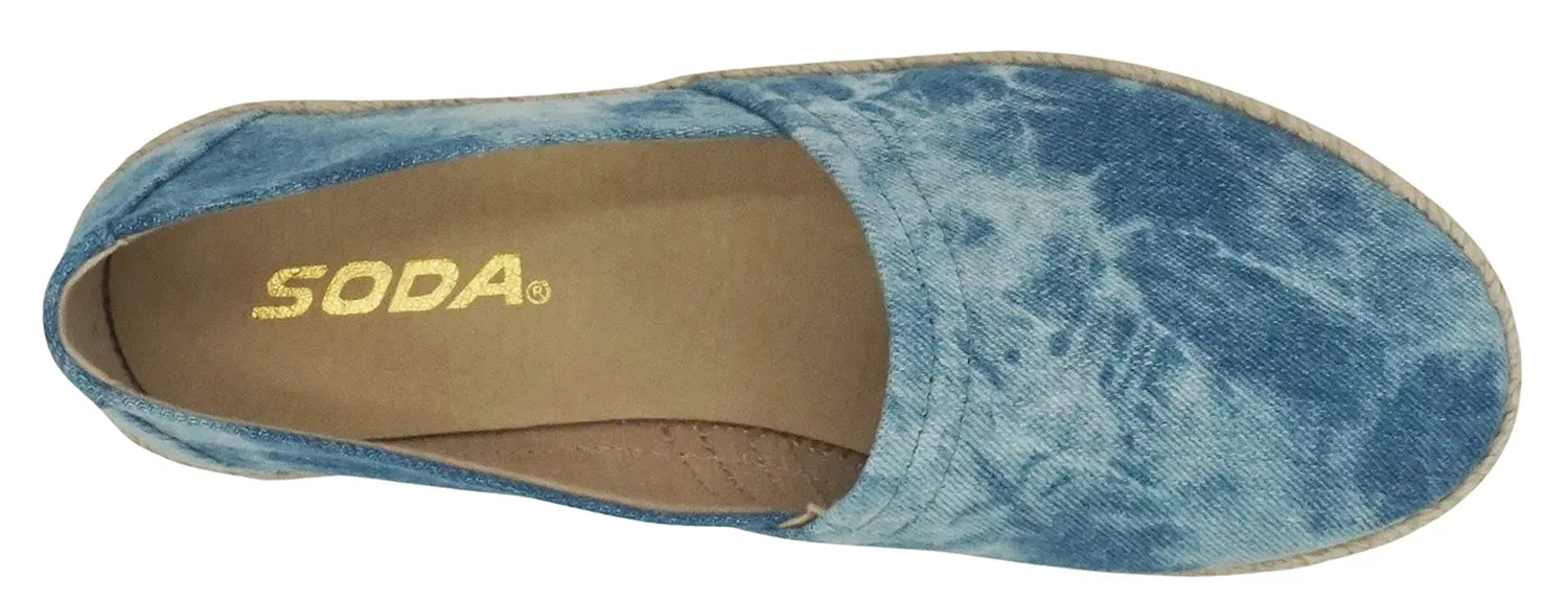 Sneaker Loafers Betty-S DYE Blue Soda