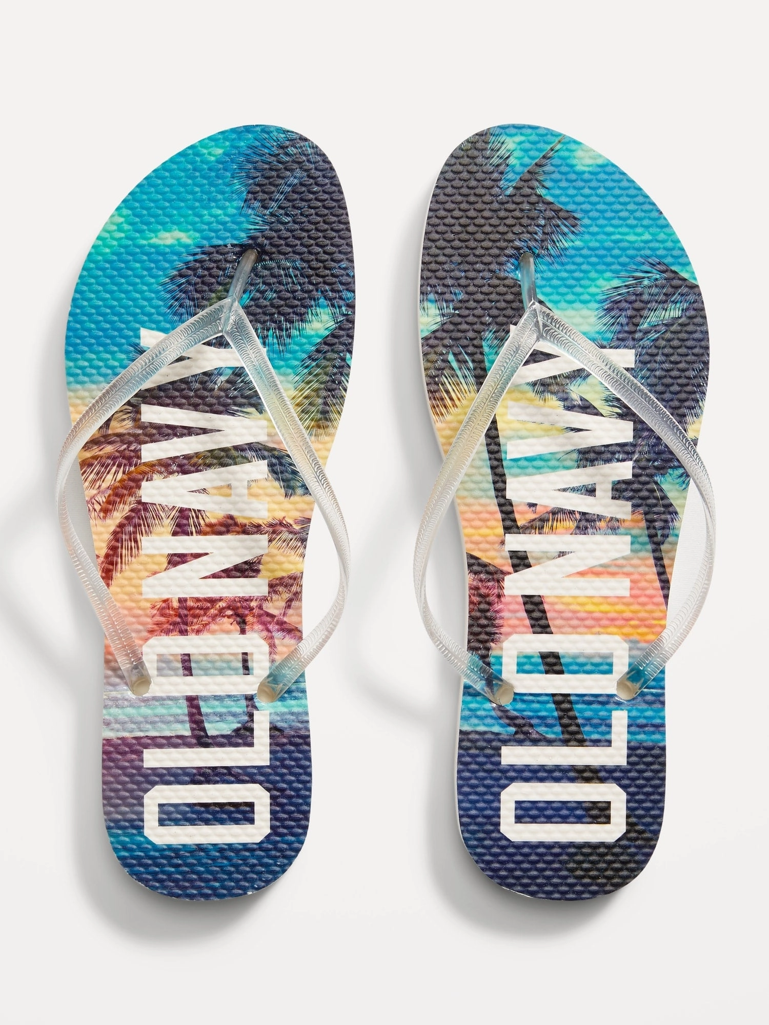 Margaritaville Flip Flops Logo Graphic Flip-Flop Sandals for Women (Partially Plant-Based)