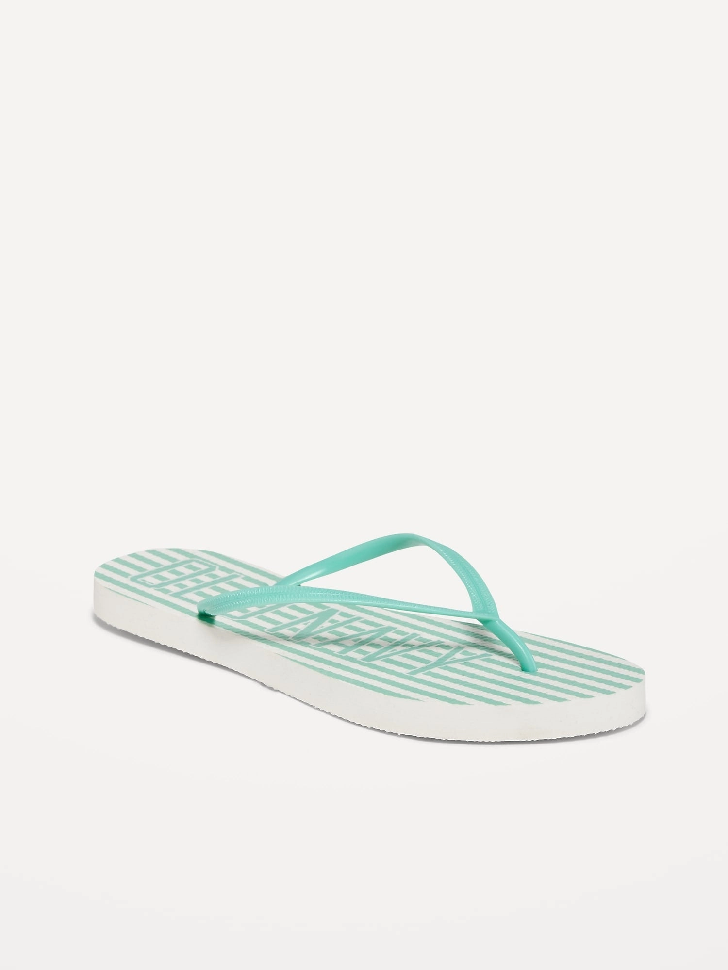 Flip Flops 2000s Logo Graphic Flip-Flop Sandals for Women (Partially Plant-Based)