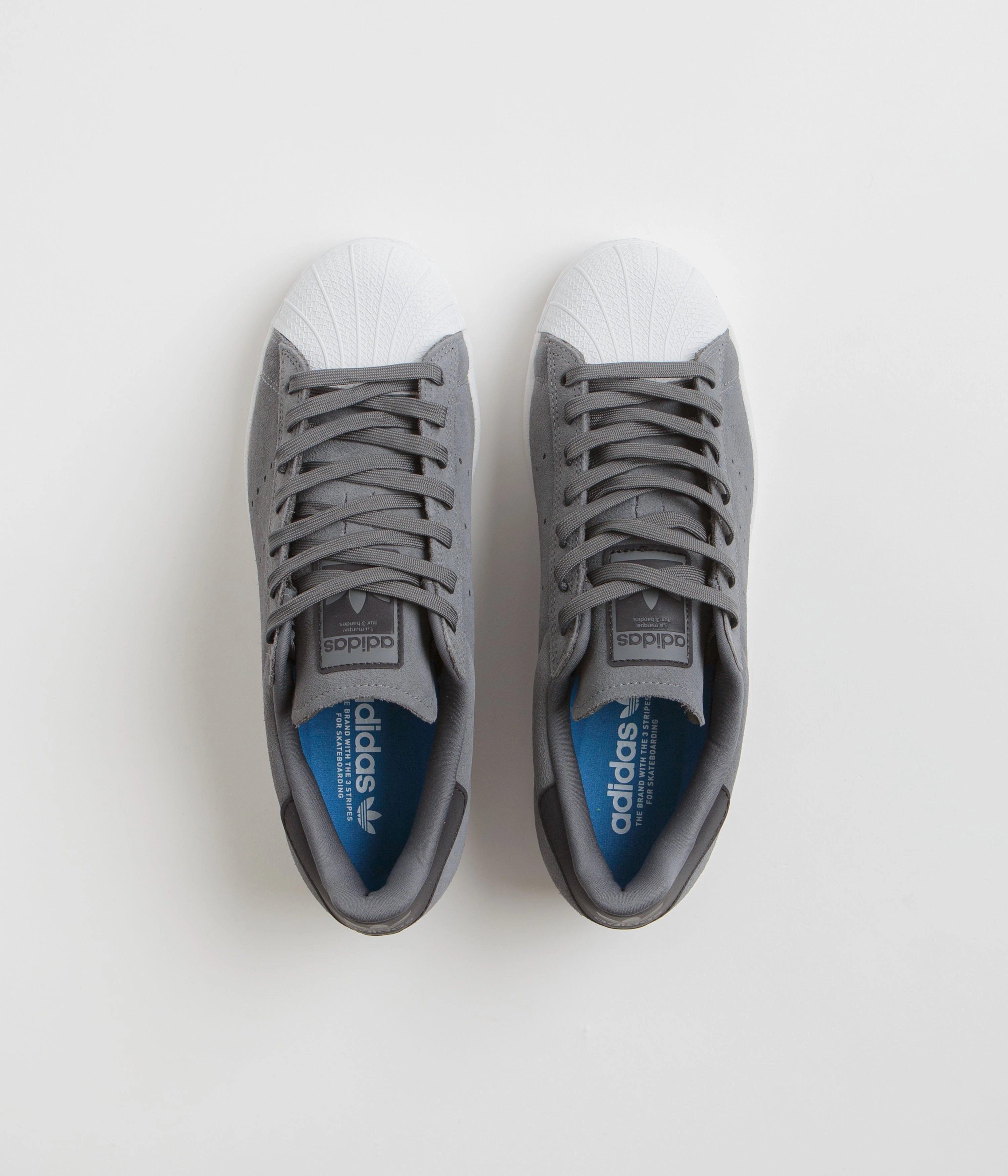 Adidas Super Star Shoes Adidas Superstar ADV Shoes - Grey Five / Core Black / Cloud White