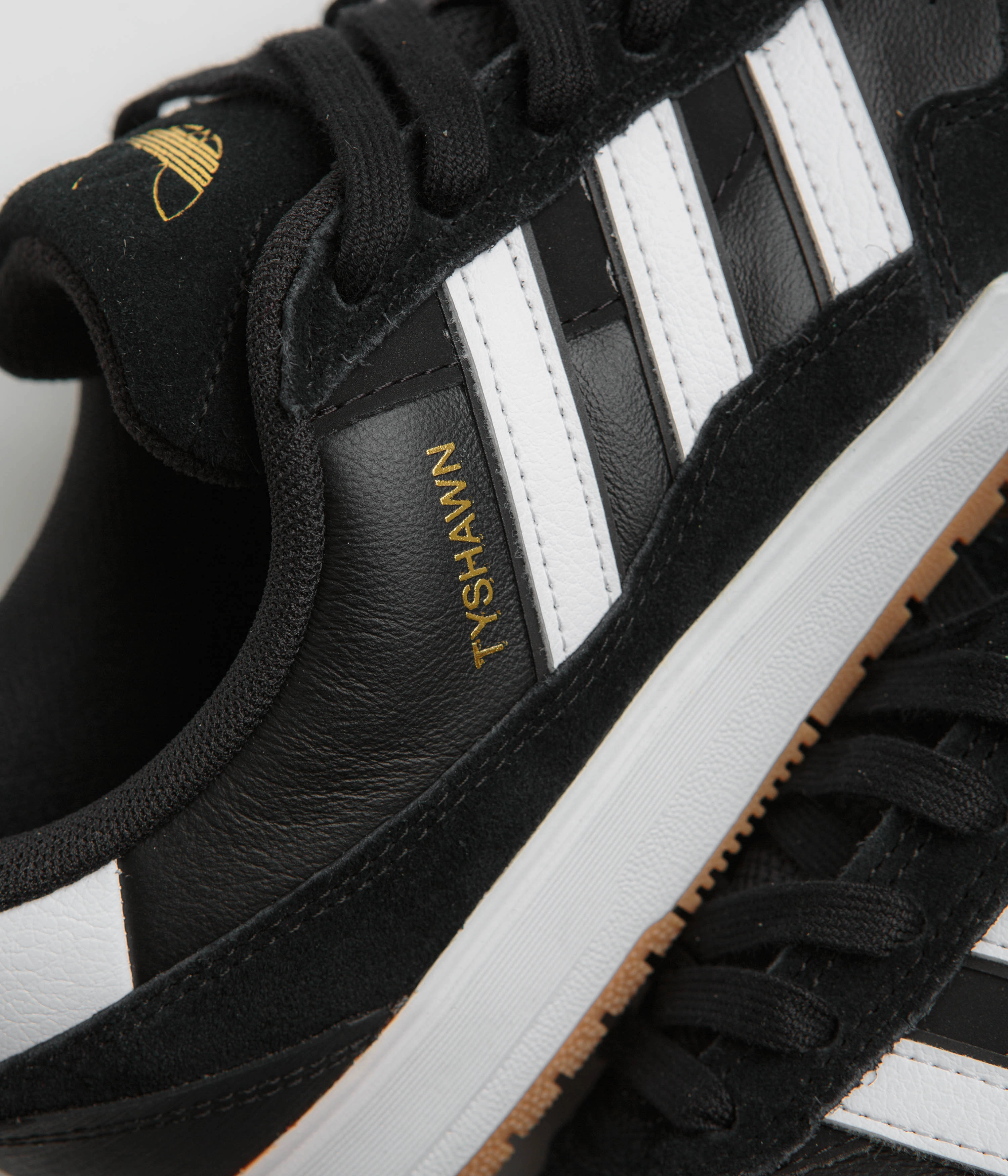 Adidas Foam Shoe Adidas Tyshawn II Shoes - Core Black / FTWR White / Gum4