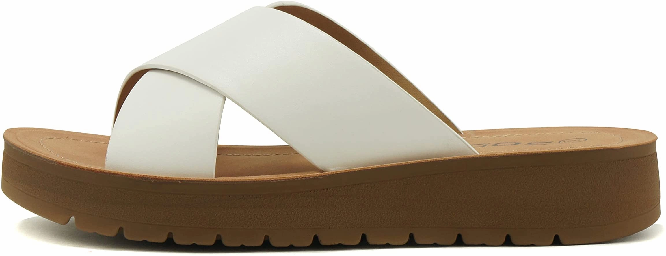LUCY-S White Soda Sandals Nail Spa Sylvania