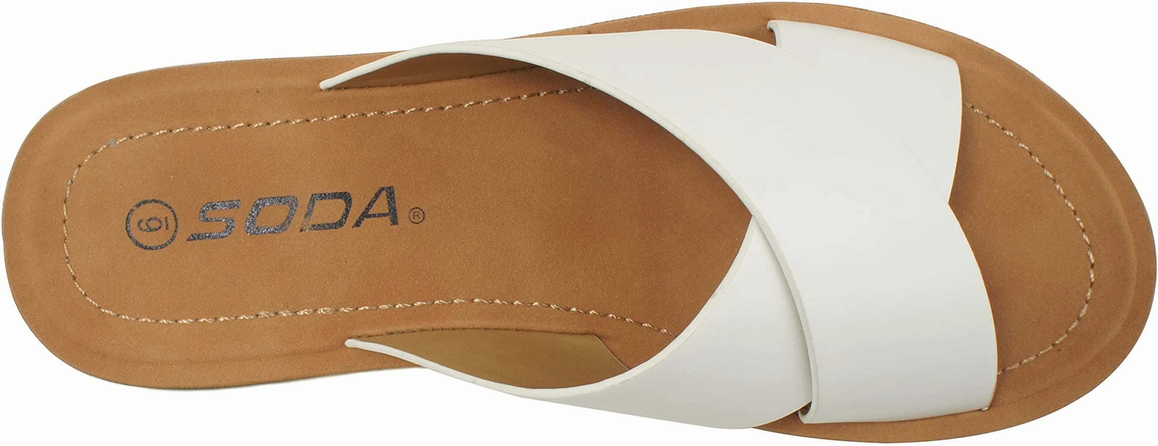 LUCY-S White Soda Heel Sandals Closed Toe