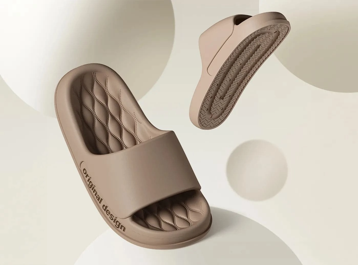 FitVille Men's Shower Slippers Snow Leopard Slippers