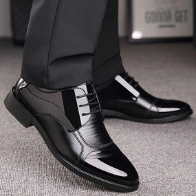 Jessa Loafers Luxury Business Oxford Leather Shoes Men Breathable Rubber Formal Dress Shoes Male Office Wedding Flats Footwear Mocassin Homme