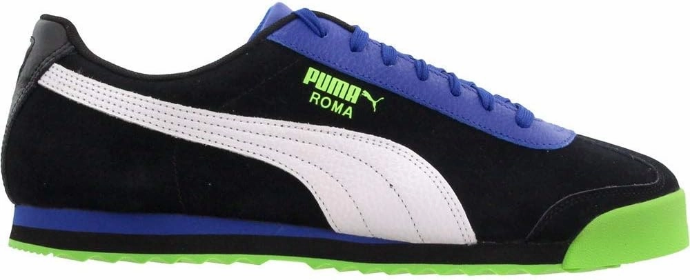 PUMA Mens Roma Perf XTG Leather Logo Sneakers Puma King Shoes