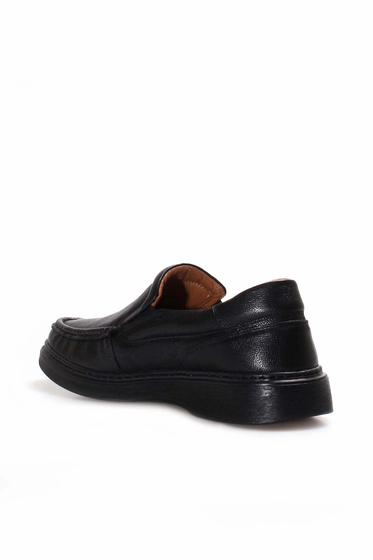 FST Genuine Leather Men's Casual Shoes 951MA155 Black - Goslar Clarkhill Hi Leather Casual Boots Shoes