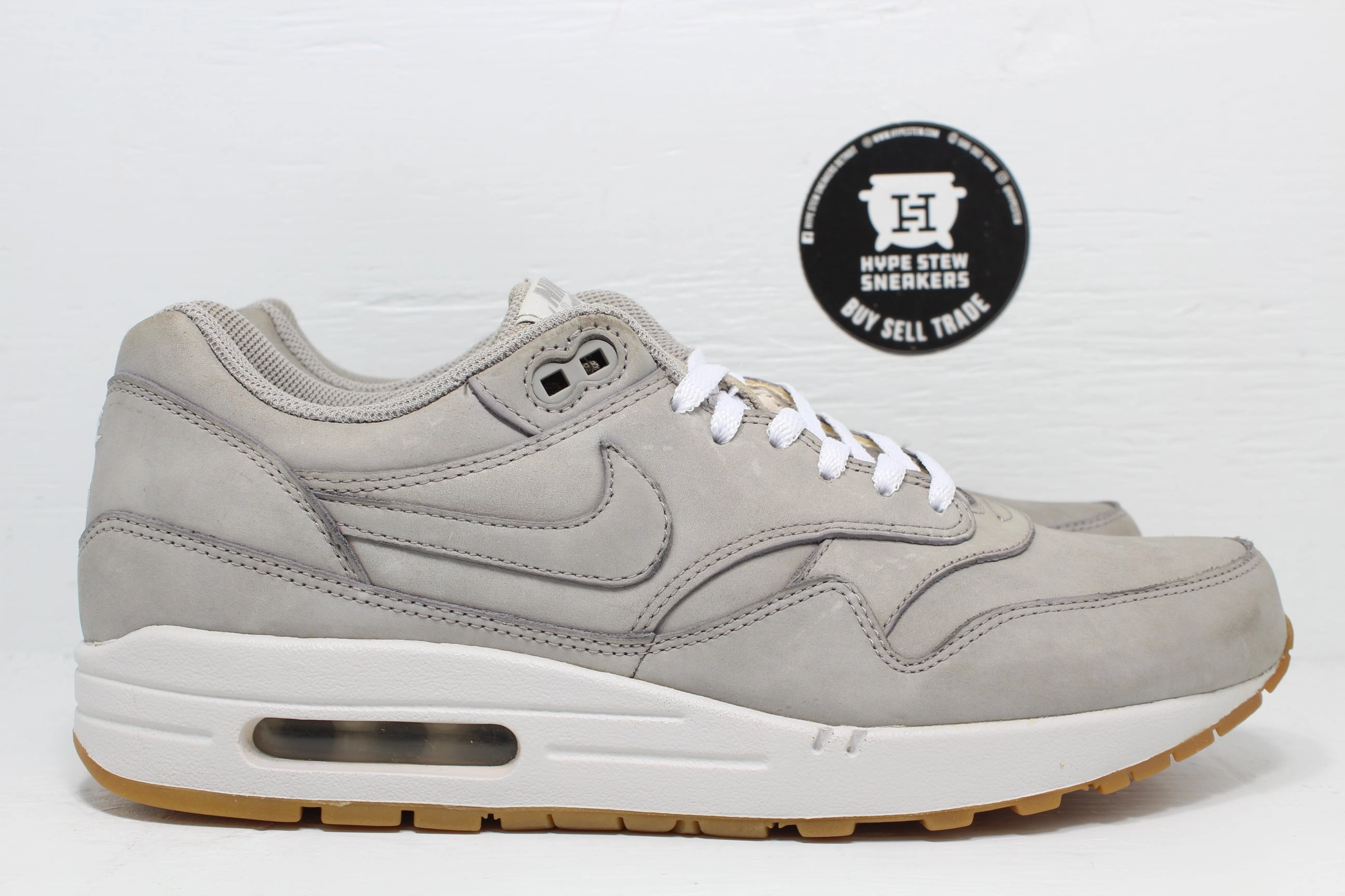 Nike Air Max 1 Grey Gum Asics Safety Shoes