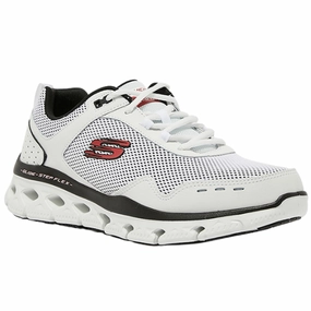 Five Finger Running Shoes SKECHERS MEN'S GLIDE-STEP FLEX  BLADOS #232327 WHITE/BLK