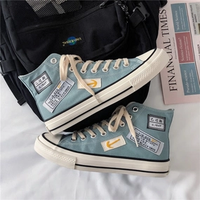 Men's  High top  Sneakers Travel Lovers Skateboard Shoes Good For Running