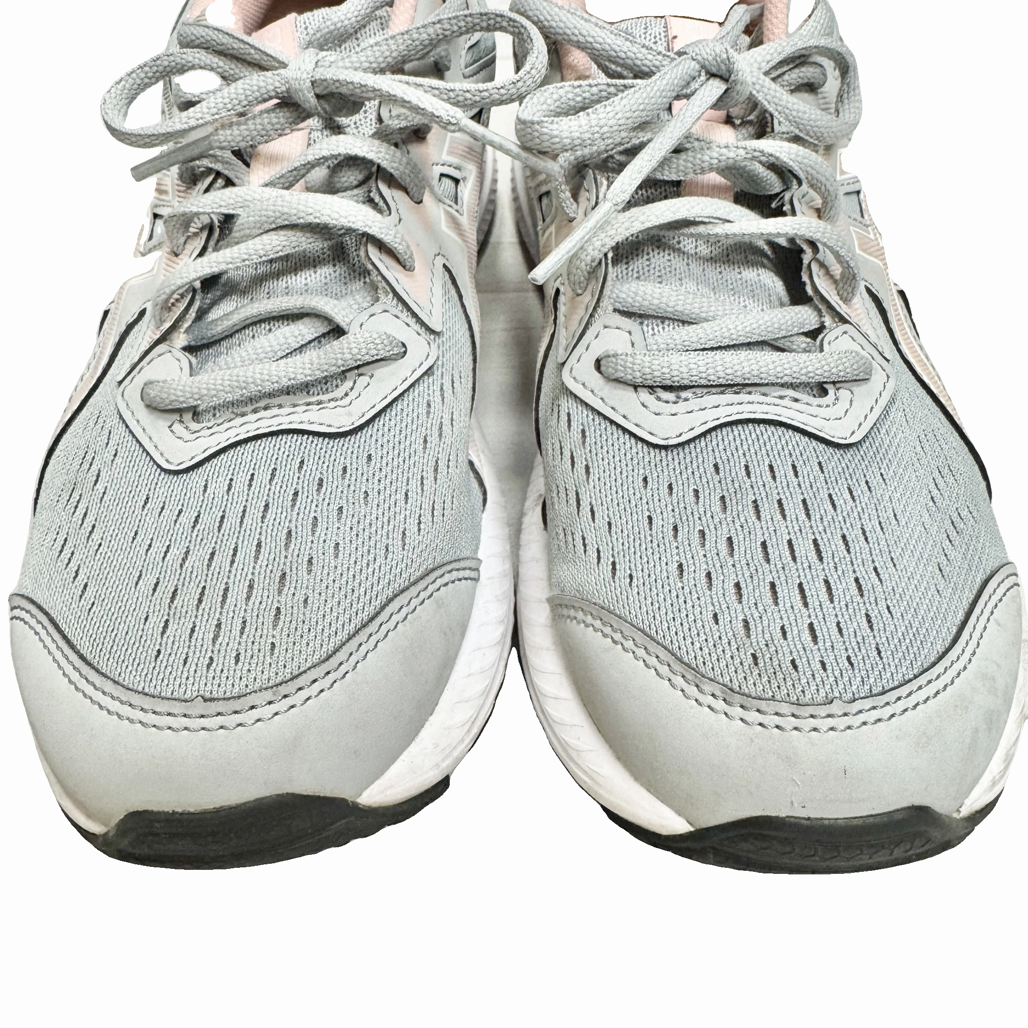 Asics Novablast 5 Shoes Shoes Athletic By Asics In Grey & Pink, Size: 8.5