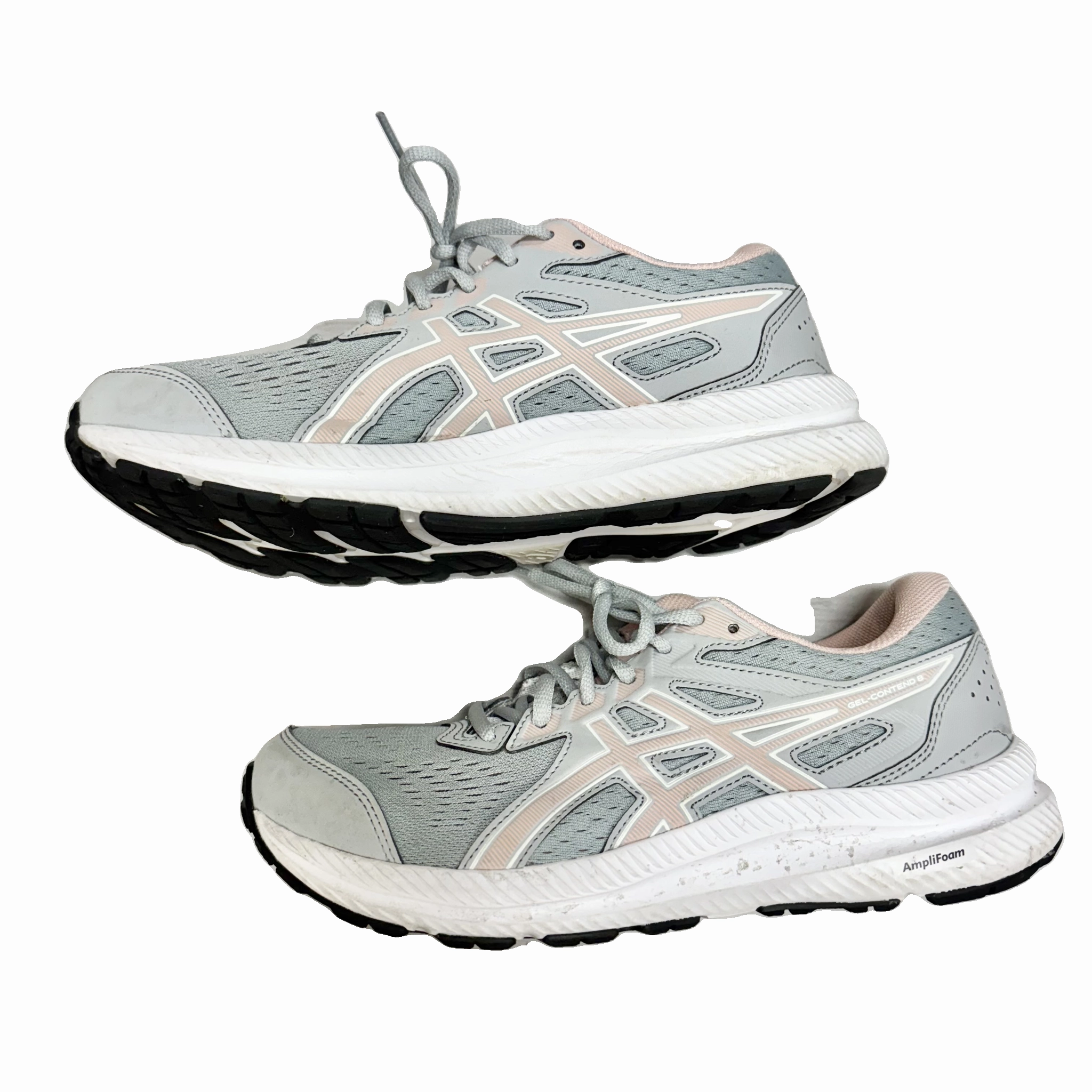 Shoes Athletic By Asics In Grey & Pink, Size: 8.5 Amazon Asics Tennis Shoes