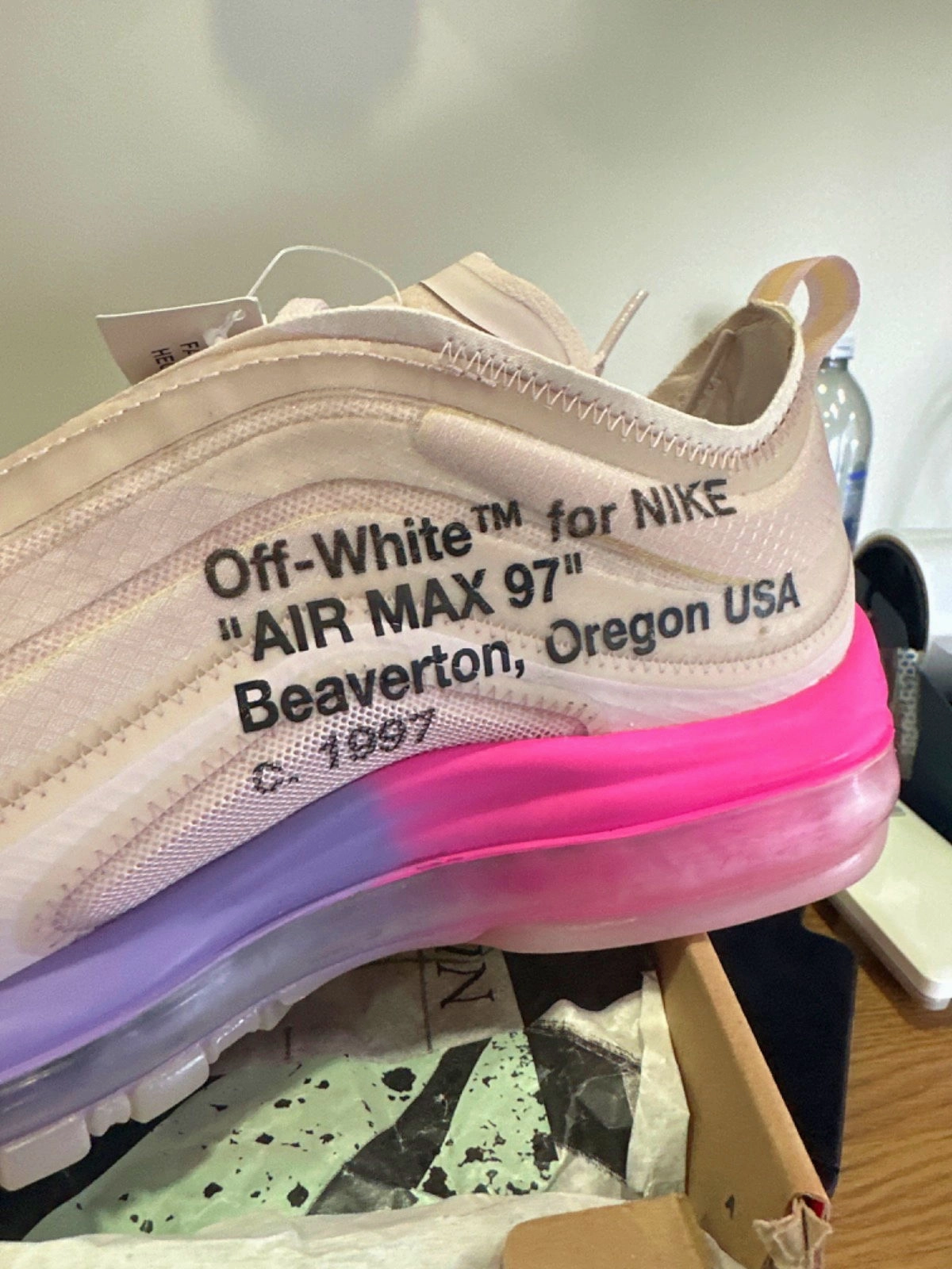 Asics Discontinued Running Shoes NIKE Off-White Elemental Rose Serena Queen UK 8.5 