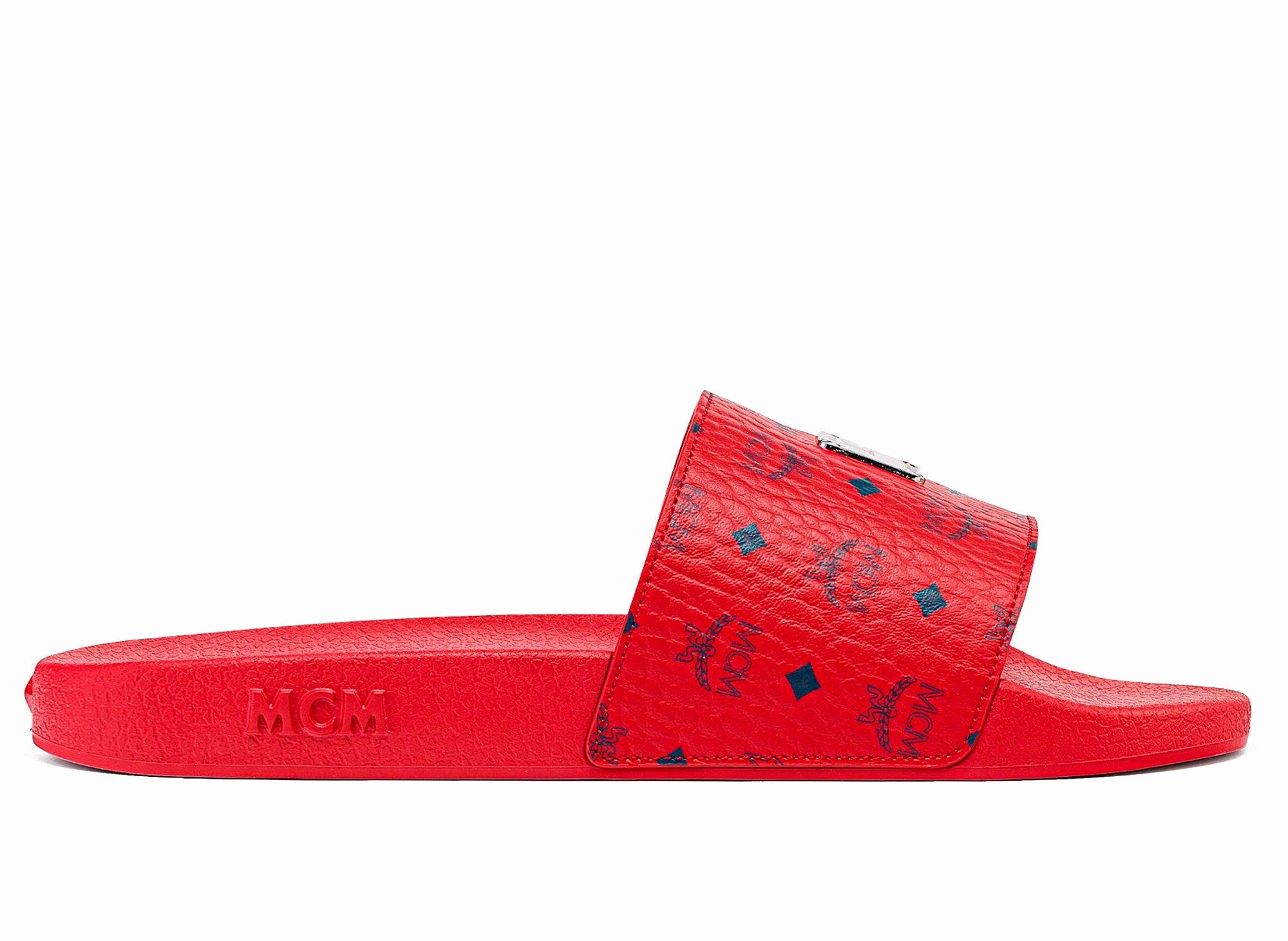 High Heels Sandals MCM Visetos Slides