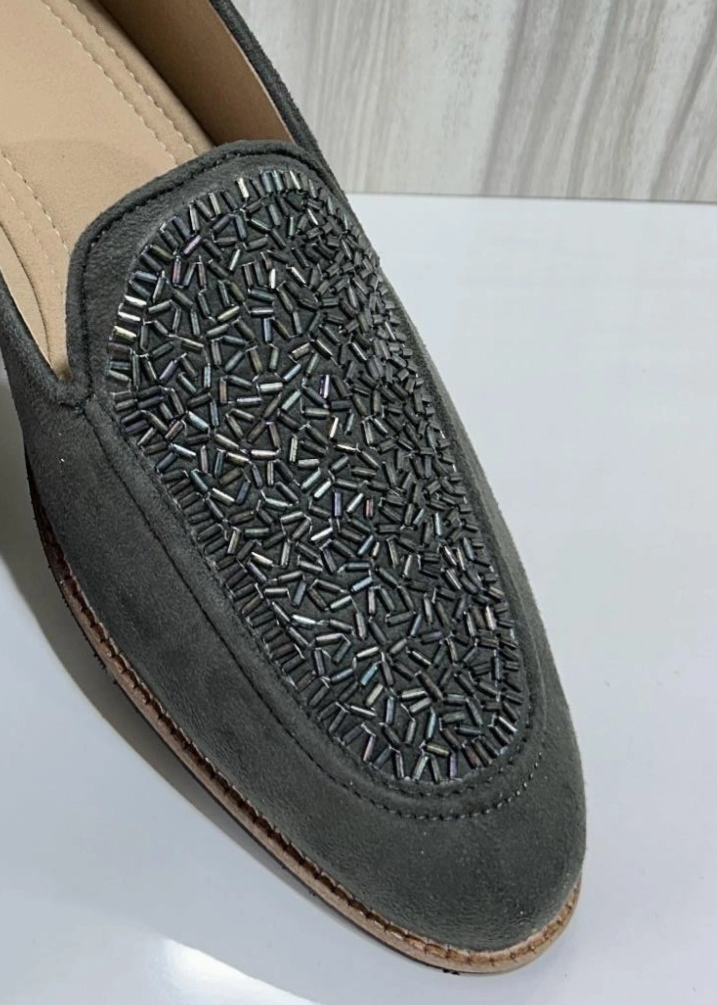 Best Slip On Loafers MEHNDI GREEN SUEDE SHOES FOR MEN
