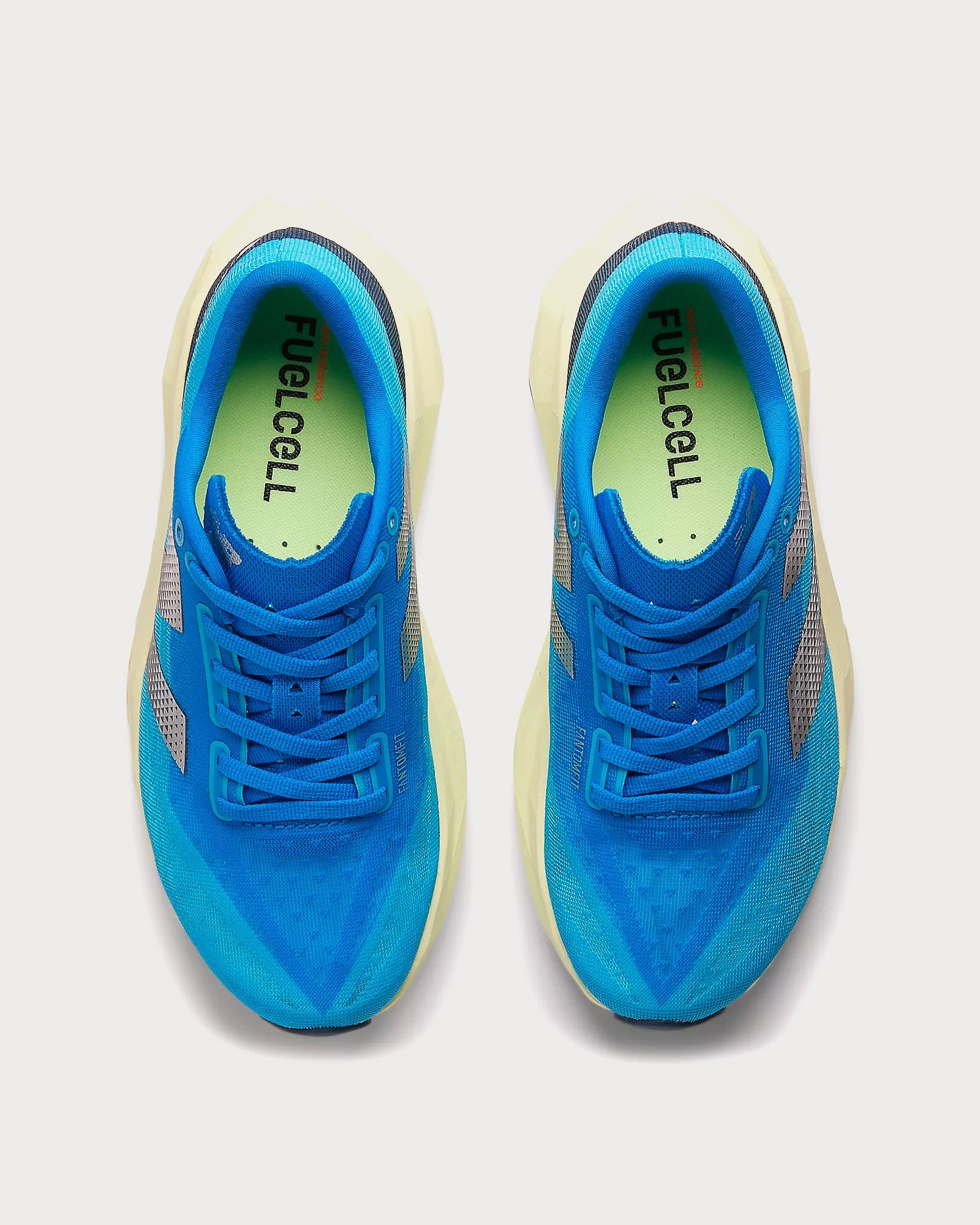 New Balance Factory Outlet Store Boston FuelCell Rebel v4 Spice Blue / Limelight / Blue Oasis Running Shoes