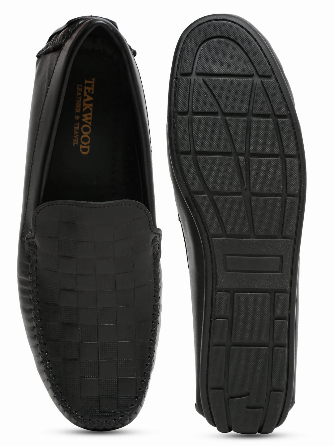 Vibram Fivefingers Vi-s Casual Shoe Men Black Texture Genuine Leather Loafers