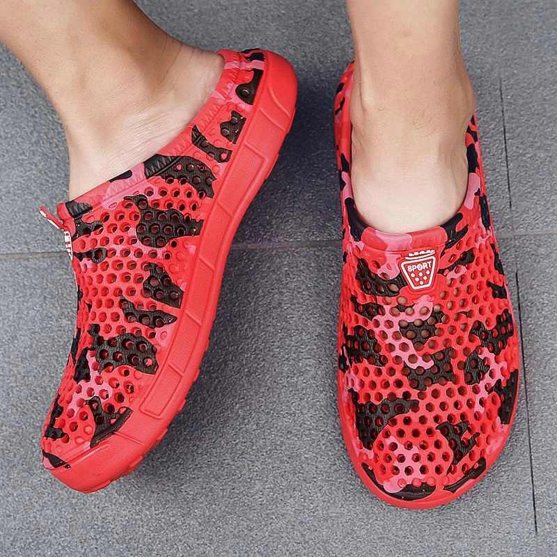 Sandals By Columbia Men Camouflage Hole Water Beach Slide Sandals