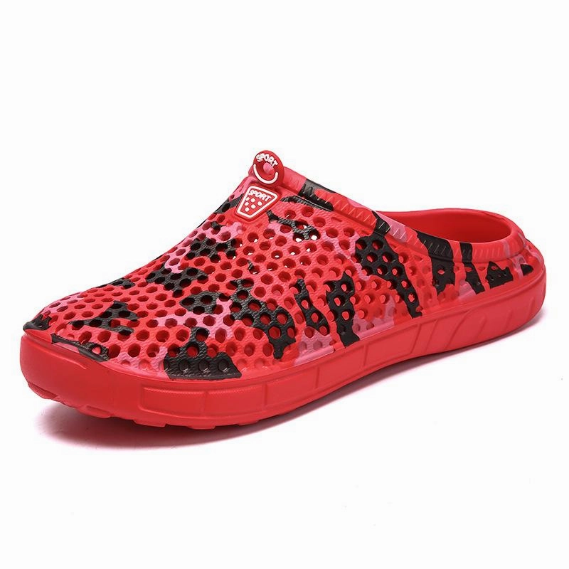 Men Camouflage Hole Water Beach Slide Sandals Sport Sandals