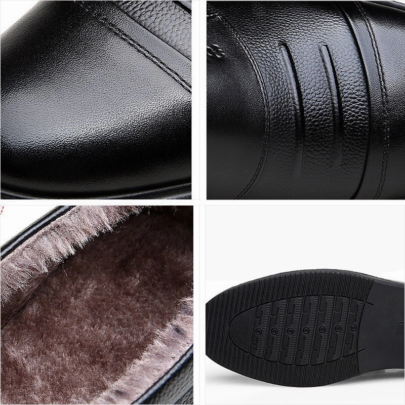 Yeezy Boost V Casual Shoes Men-Casual-Business-Dress-Shoes-Leather