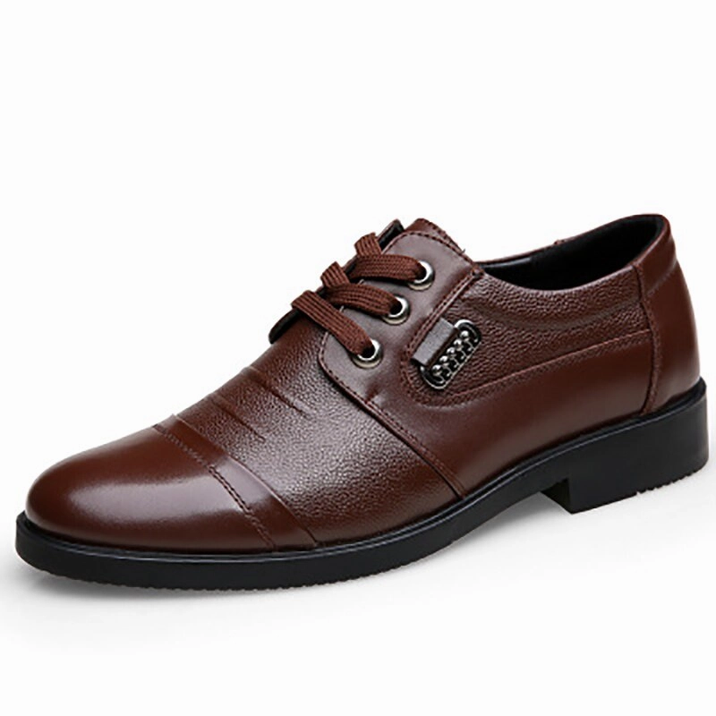Best Casual Shoes For Arch Support Men-Casual-Business-Dress-Shoes-Leather