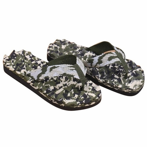 Shag Slippers Men Comfort Sandals Summer Camouflage Flip Flops
