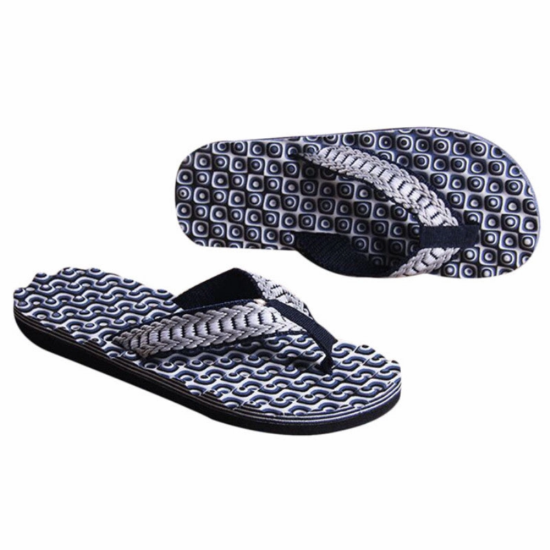 Men Flip-flops Slippers Shoes Comfortable Massage Beach Sals Home Beach Slipper indoor Flat Shoes Wedding Ballet Shoes