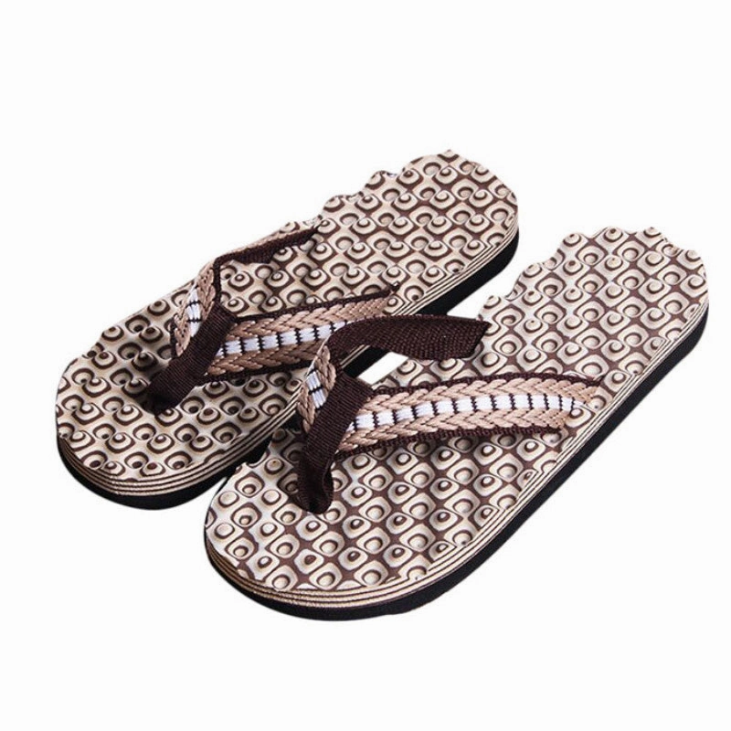 Best Shoes For Flat Feet Standing All Day Men Flip-flops Slippers Shoes Comfortable Massage Beach Sals Home Beach Slipper indoor Flat Shoes