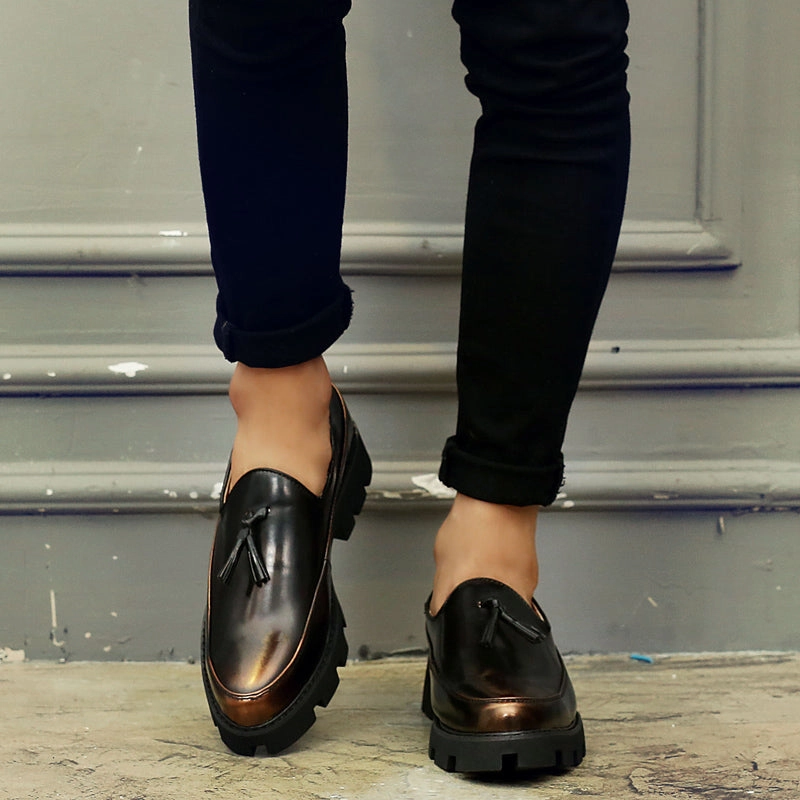 Men High Quality Casual Thick Soled Shoes Casual Shoes On Suit