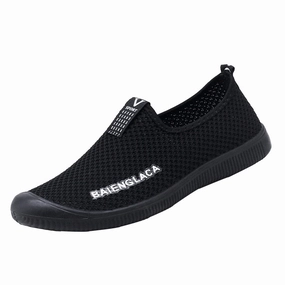 Men Mesh Round Breathable Flat Sneakers Shoes Shoes Good For Feet