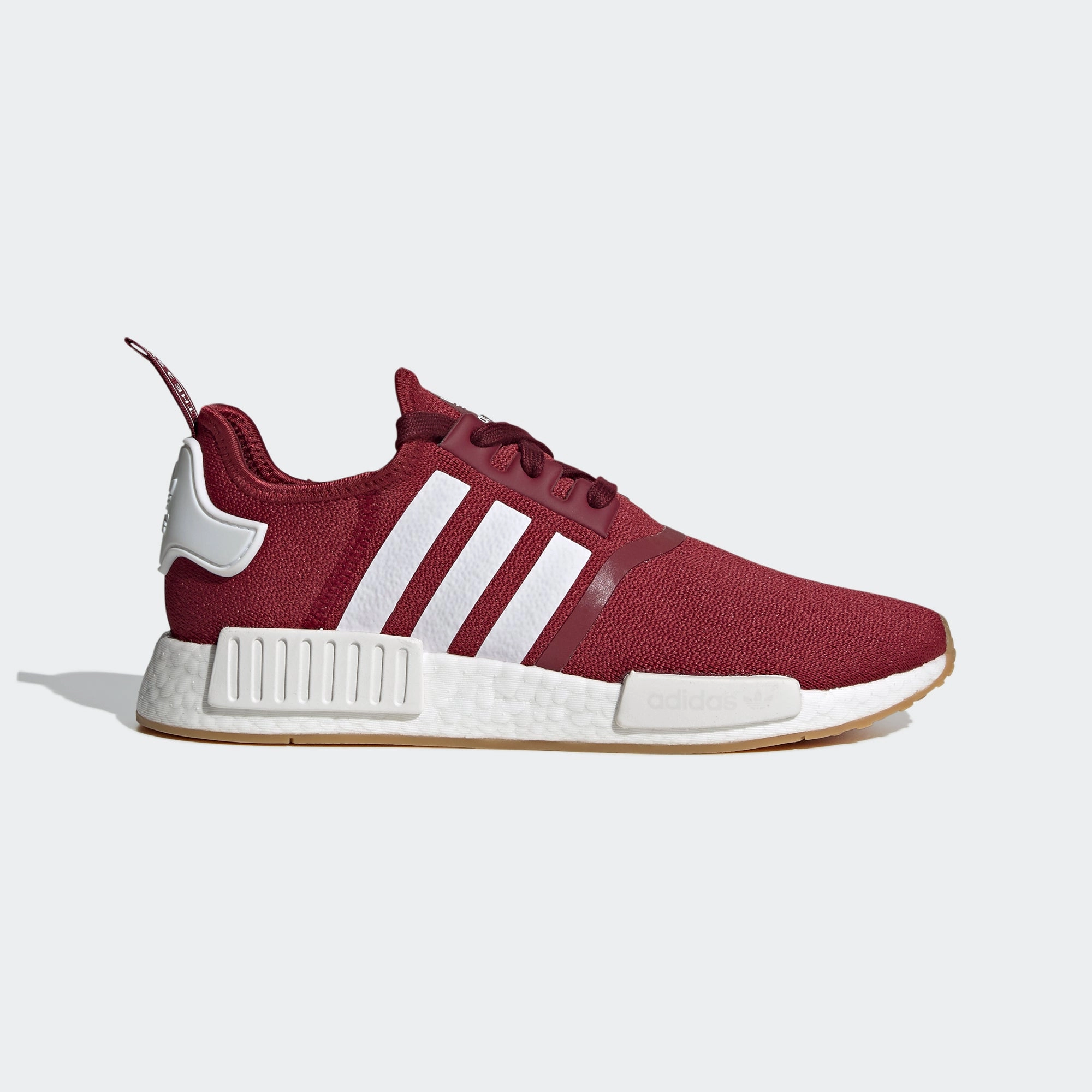 Men's adidas Originals NMD_R1 Shoes Collegiate Burgundy Adidas Marathon Running Shoes