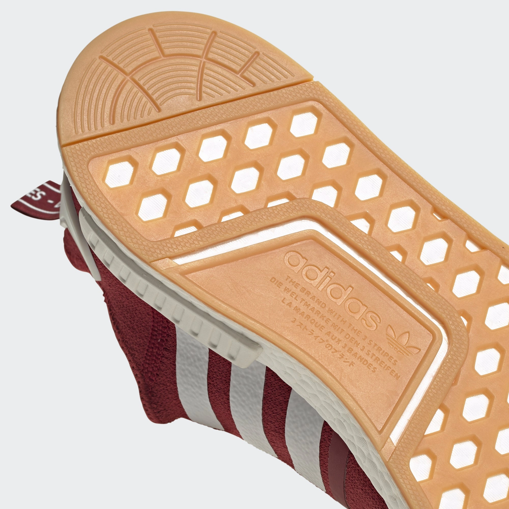 Men's adidas Originals NMD_R1 Shoes Collegiate Burgundy Adidas Skate Shoes New