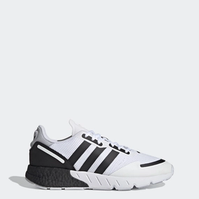 Men's adidas Originals ZX 1K Boost Shoes White Black Adidas Candace Parker Shoes