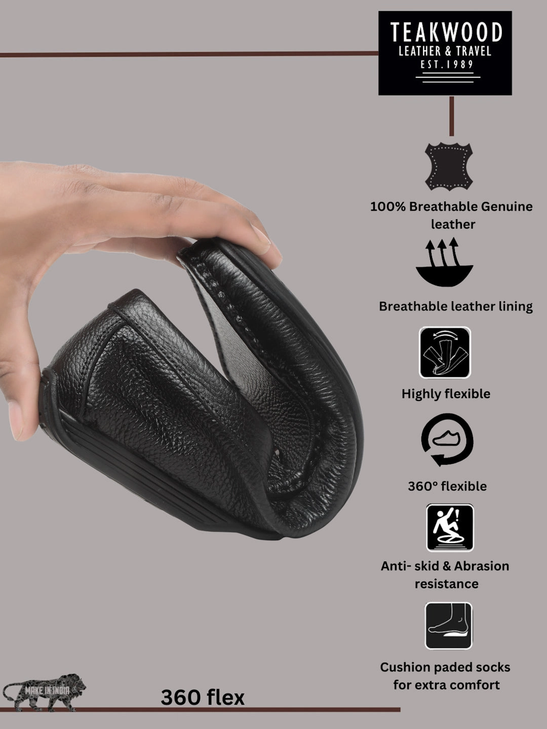 Men's Black Leather Flexi 360 Loafers Casual Dress Shoes Johnston And Murphy